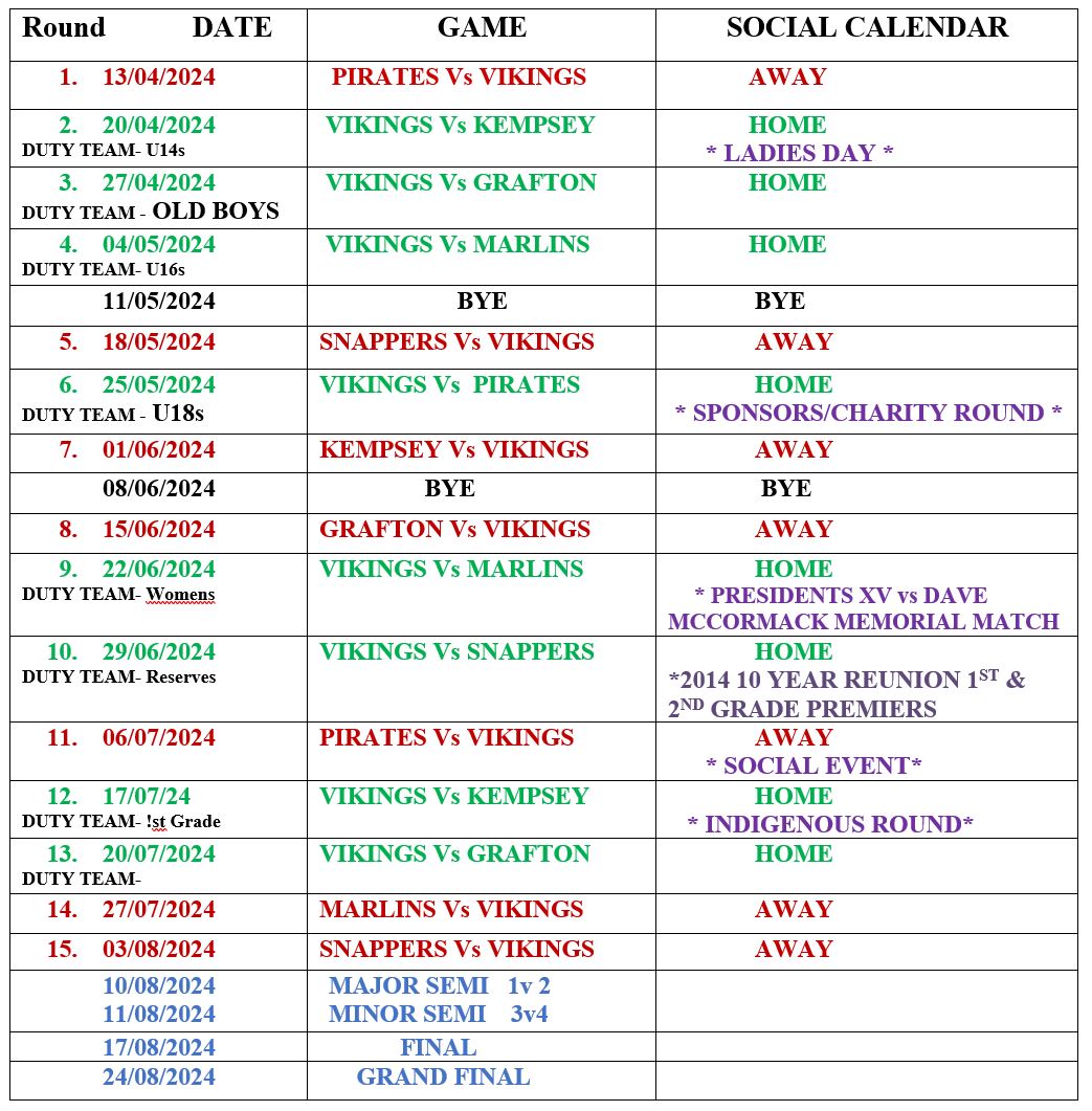 2024 calendar